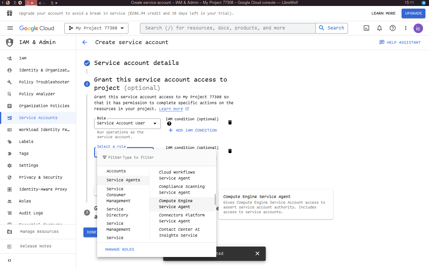 Service Account Access 1